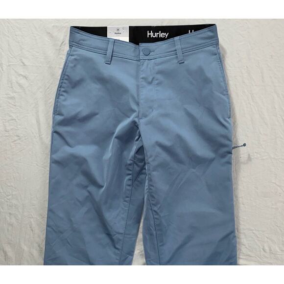 Hurley Flat Front Performance Chino Hybrid Tech Pants. Blue, Men's 30X34. NWT!! - Picture 3 of 7
